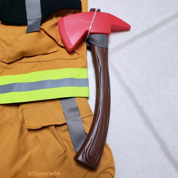 Toddler Firefighter Size 5-6 Costume Little Kid NWT! - Picture 7 of 9